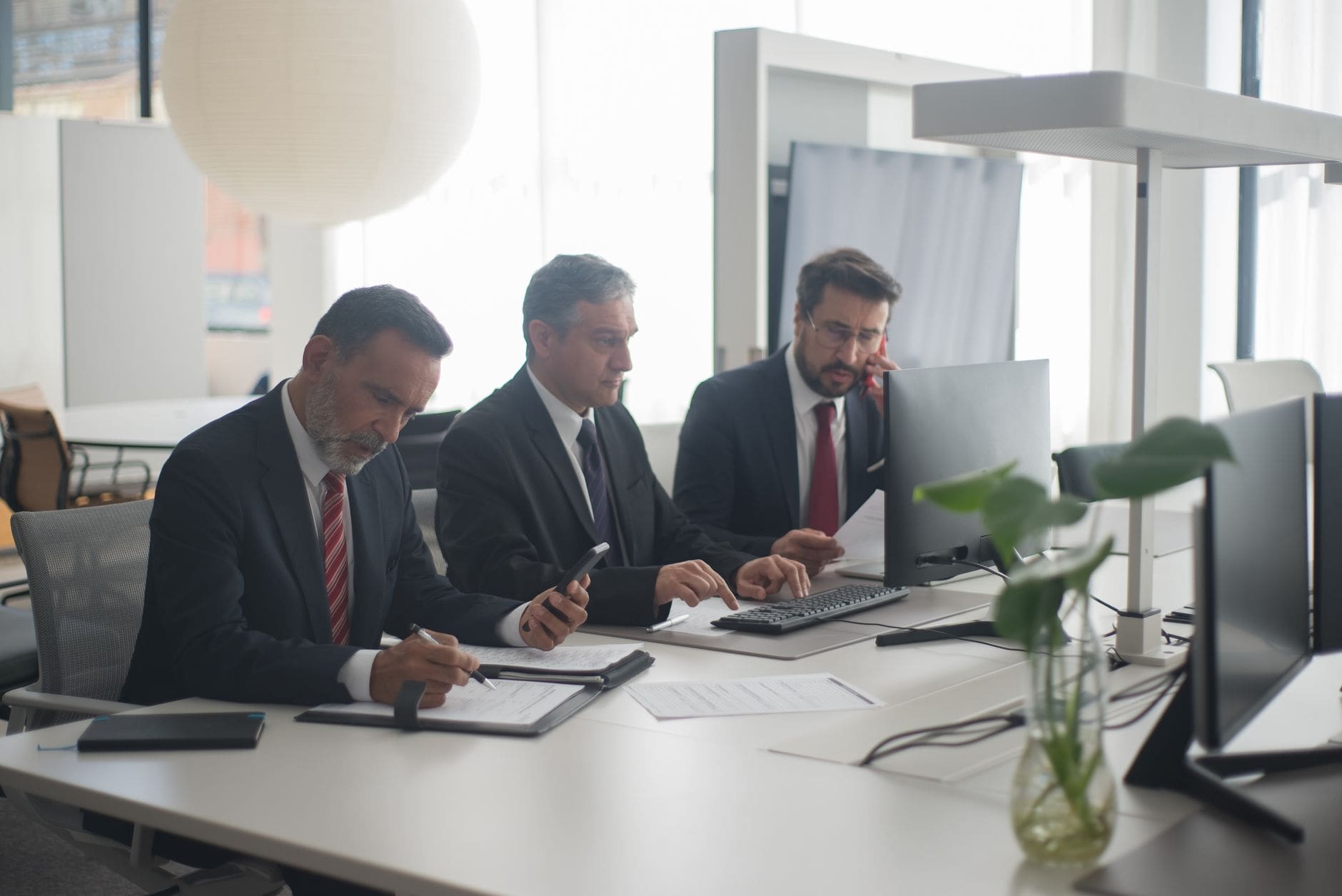 people working together in the office